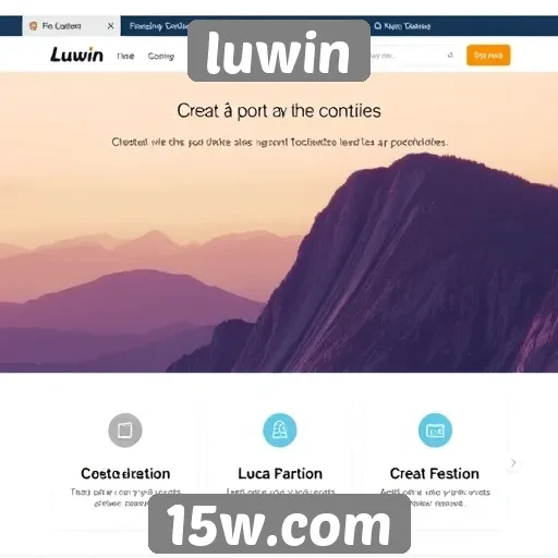 Análise das principais funcionalidades do site Luwin